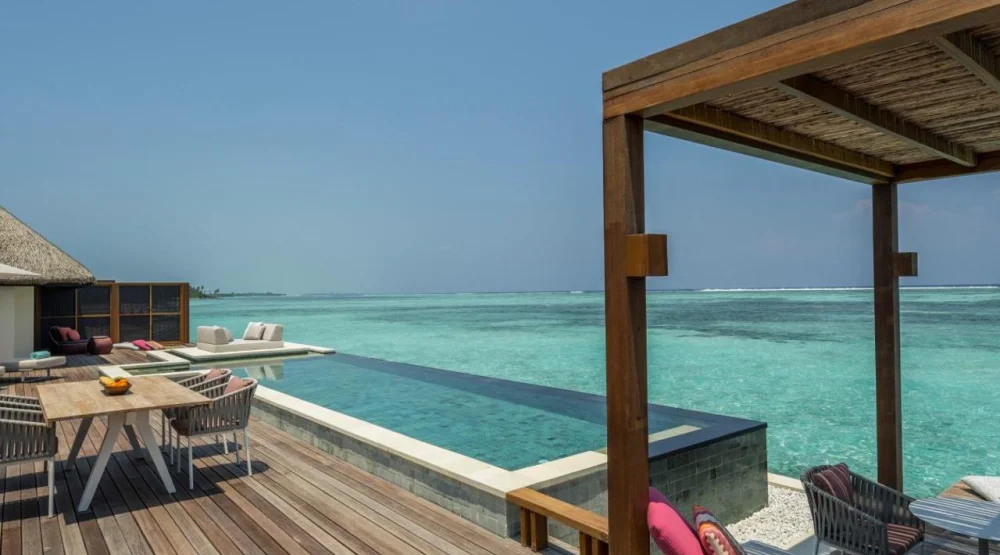 Sunrise Two Bedroom Water King Suite at Four Seasons Resort At Kuda Huraa