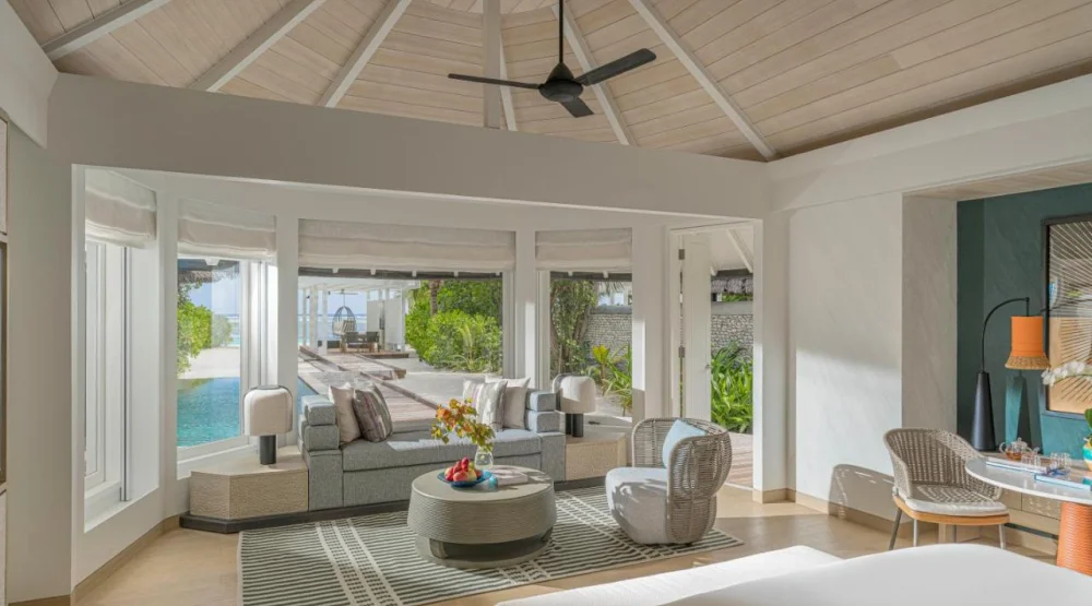 Sunrise Family Beach Villa Pool King at Four Seasons Resort At Kuda Huraa