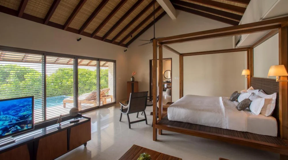 Sunrise Two Bedroom Beach Pool Villa at The Residence Maldives At Dhigurah