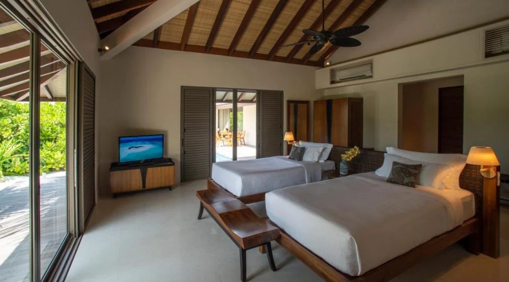 Sunset Two Bedroom Beach Pool Villa at The Residence Maldives At Dhigurah
