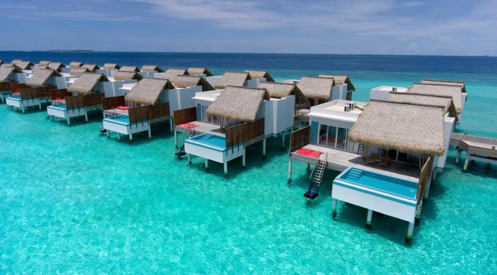 Water Villa with Pool at Emerald Maldives Resort & Spa