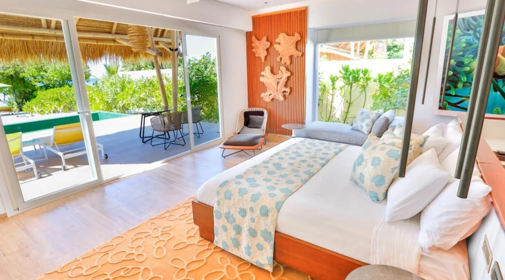 Marina Garden Villa with Pool at Emerald Maldives Resort & Spa