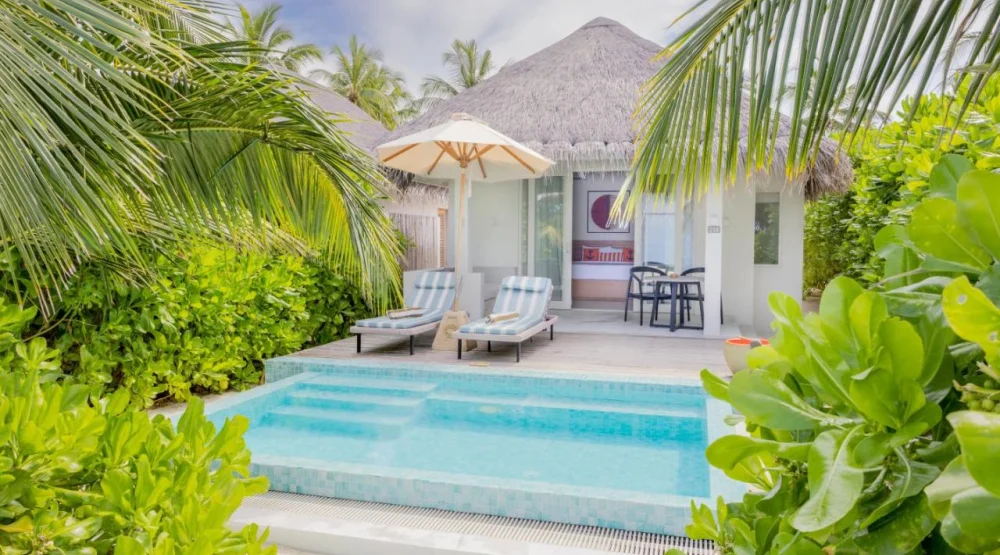 Beach Villa with Private Pool at Sun Siyam Iru Veli