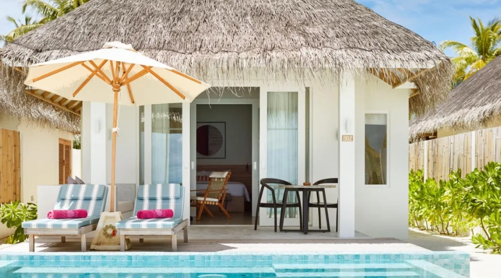 Family Beach Villa with Private Pool at Sun Siyam Iru Veli