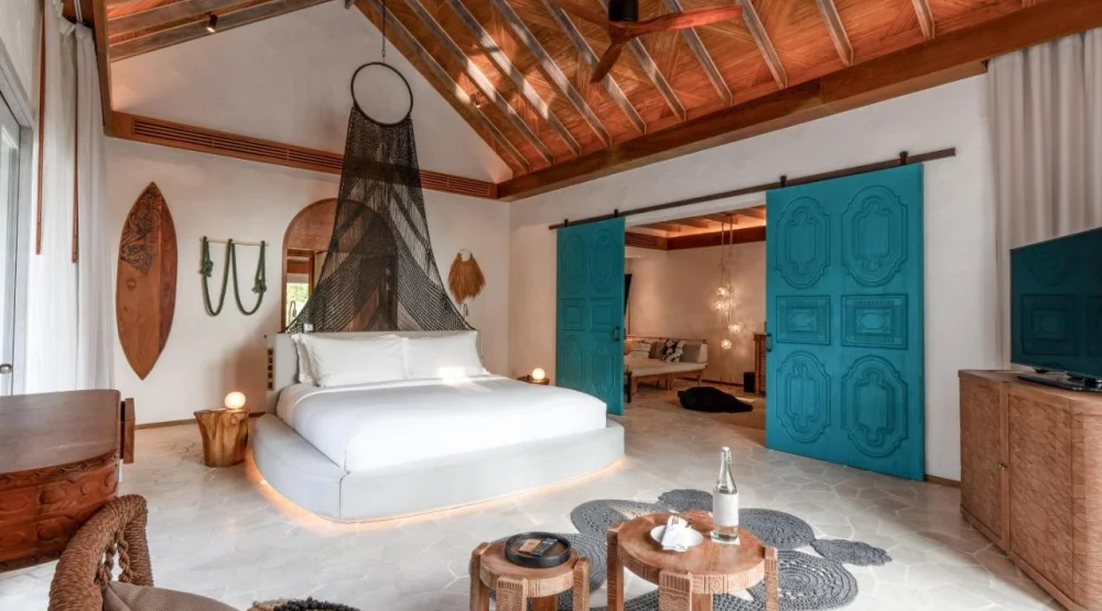 Sunrise Deluxe Beach Villa with Pool at Sirru Fen Fushi Maldives Private Lagoon Resort