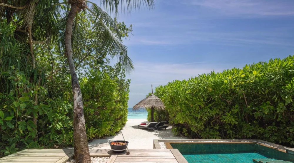 Sunrise Beach Pool Villa at NH Collection Maldives Havodda Resort