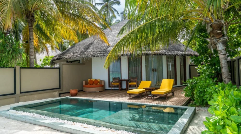 Beach Infinity Pool Villa at Angsana Velavaru