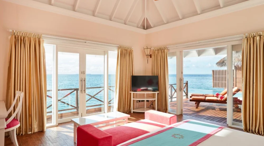 Grand Water Villa with Pool at Sun Siyam Vilu Reef