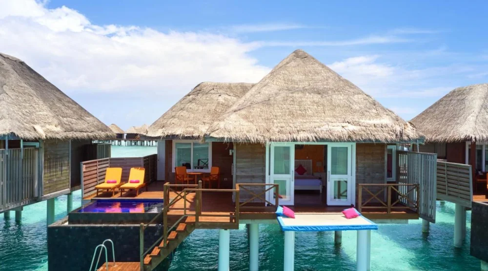 Water Villa with Pool at Sun Siyam Vilu Reef