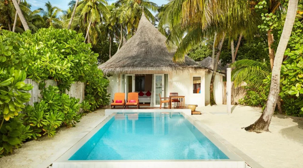 Beach Villa with Pool at Sun Siyam Vilu Reef