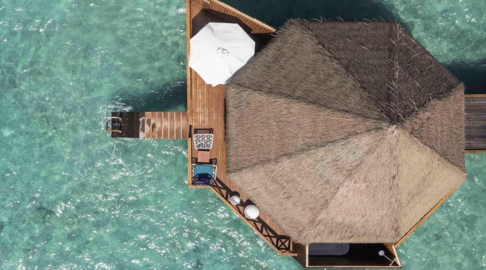 Over Water Sunset Villa at Mercure Maldives Kooddoo Resort