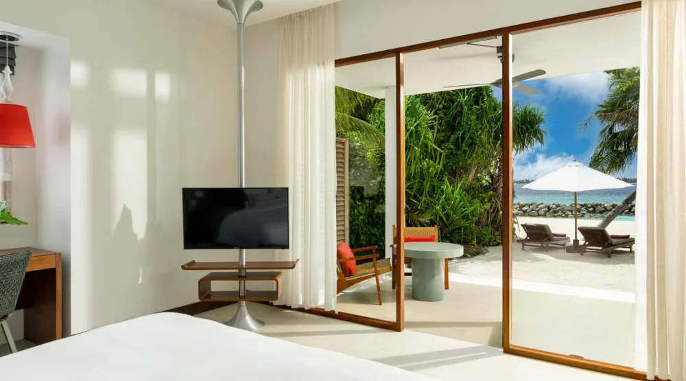 Beach Bungalow at Dhigali Maldives