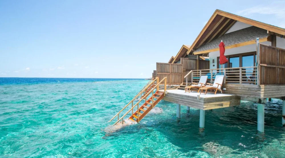 Water Villa Sunset View at Reethi Faru Resort