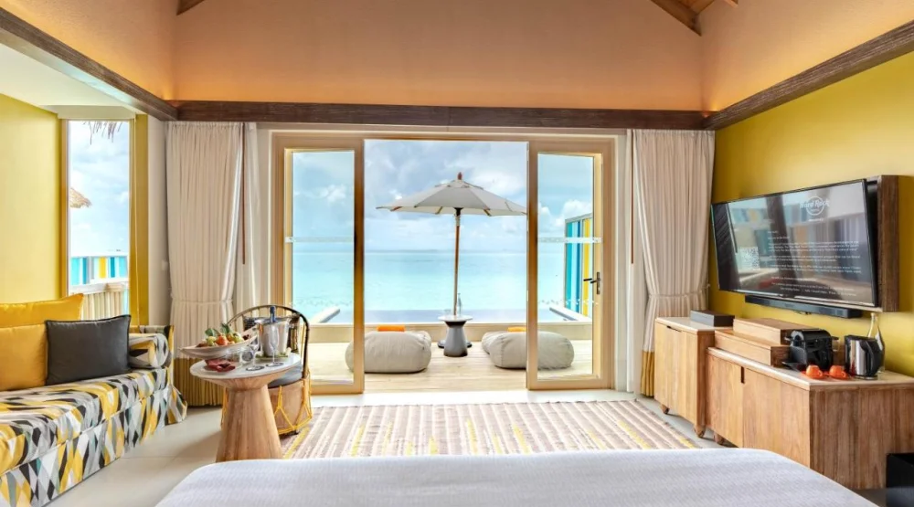 Diamond Overwater Private Pool Villa - King Bed at Hard Rock Hotel Maldives