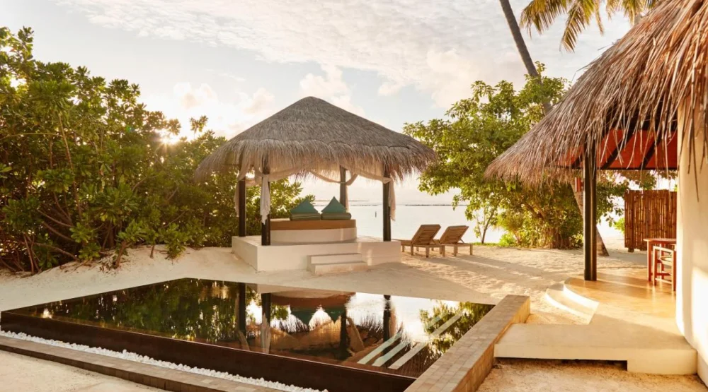 Family Deluxe Villa Pool at Sun Siyam Iru Fushi