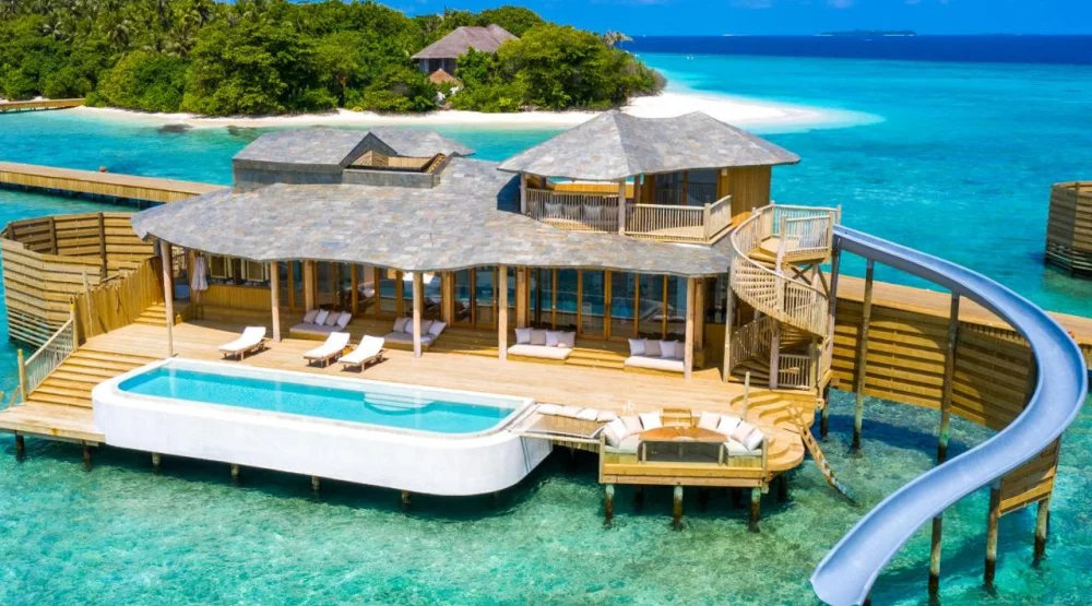 One Bedroom Water Retreat with Slide at Soneva Fushi