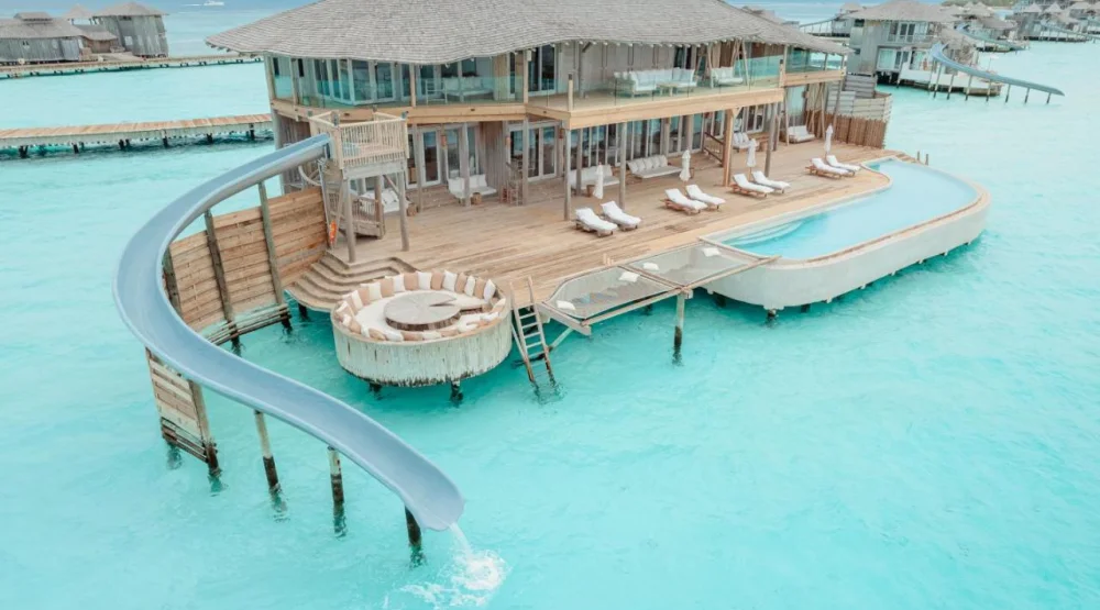Four Bedroom Water Retreat with Slide at Soneva Jani