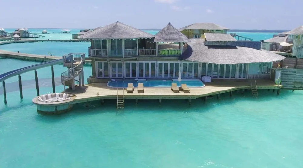 Two Bedroom Water Retreat with Slide at Soneva Jani