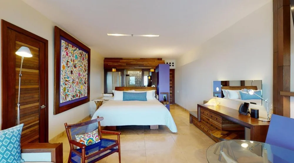 Superior Suite with Sea View at Hotel XCaret Arte