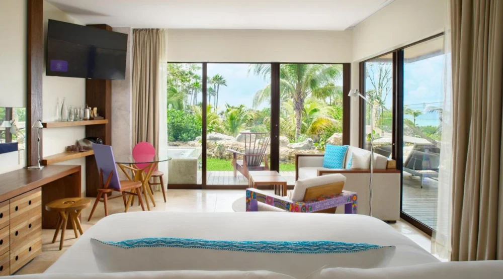 Deluxe King Suite at Hotel XCaret Arte