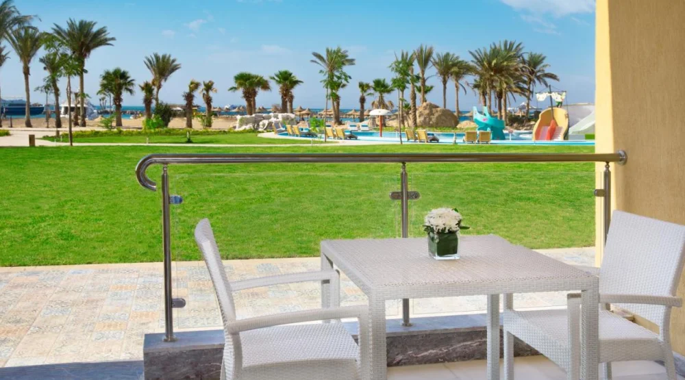 Premium King Room with Garden View at Hilton Hurghada Plaza