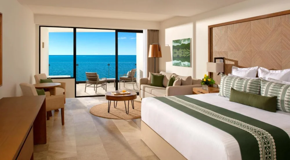 King Junior Suite with Ocean Front View at Dreams Sapphire Resort & Spa