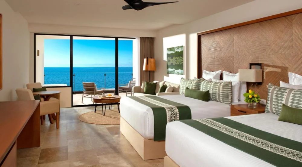 Double Junior Suite with Ocean Front View at Dreams Sapphire Resort & Spa