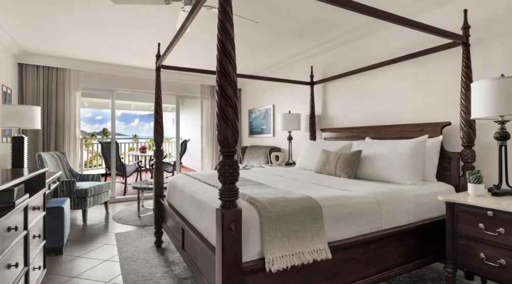 Caribbean Honeymoon Beachview Penthouse Club Level Room at Sandals Grande St Lucian