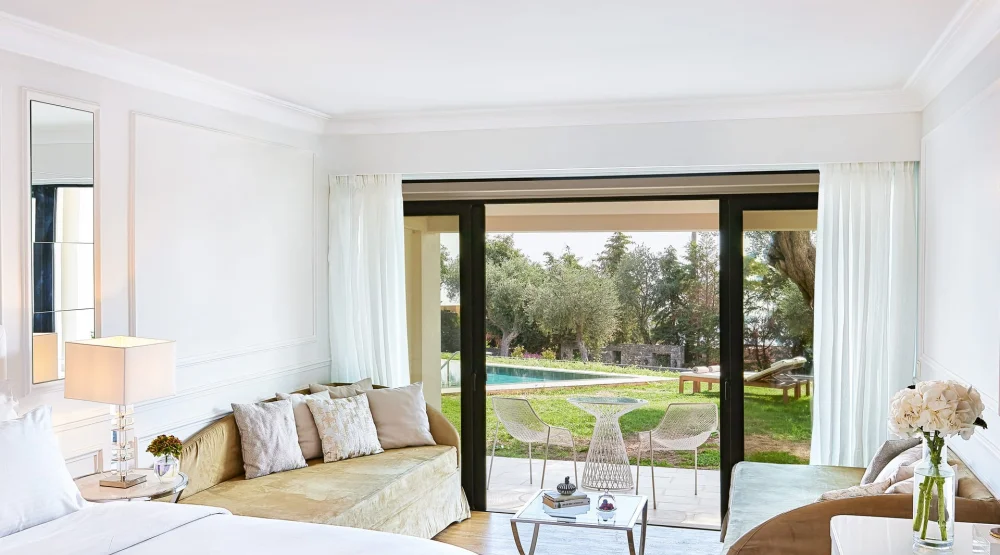 Family Bungalow Open Plan Sharing Pool Ground Floor at Corfu Imperial A Grecotel Resort to Live