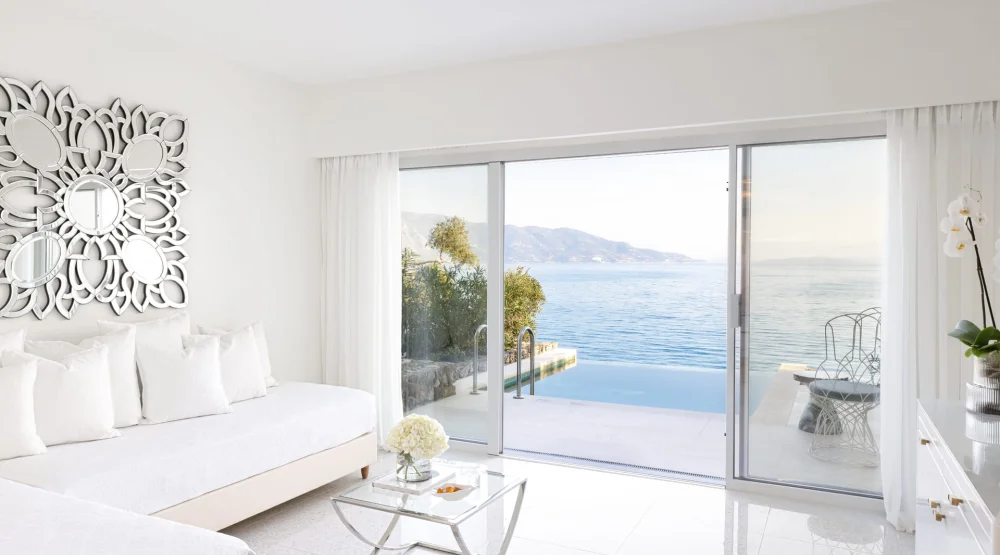 Maisonette On The Rocks Private Pool Waterfront at Corfu Imperial A Grecotel Resort to Live