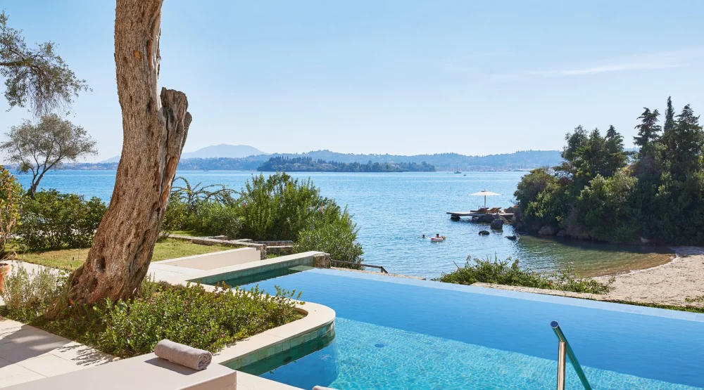 Three Bedroom Beachfront Villa Private Pool at Corfu Imperial A Grecotel Resort to Live