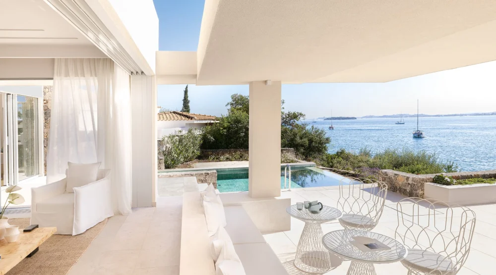 Two Bedroom Villa Waterfront Private Pool at Corfu Imperial A Grecotel Resort to Live