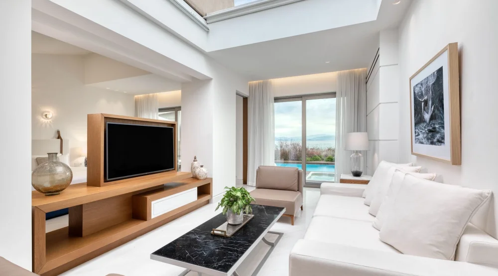 Grand Pavilion Sea View with Jacuzzi and Private Pool at Domes Miramare