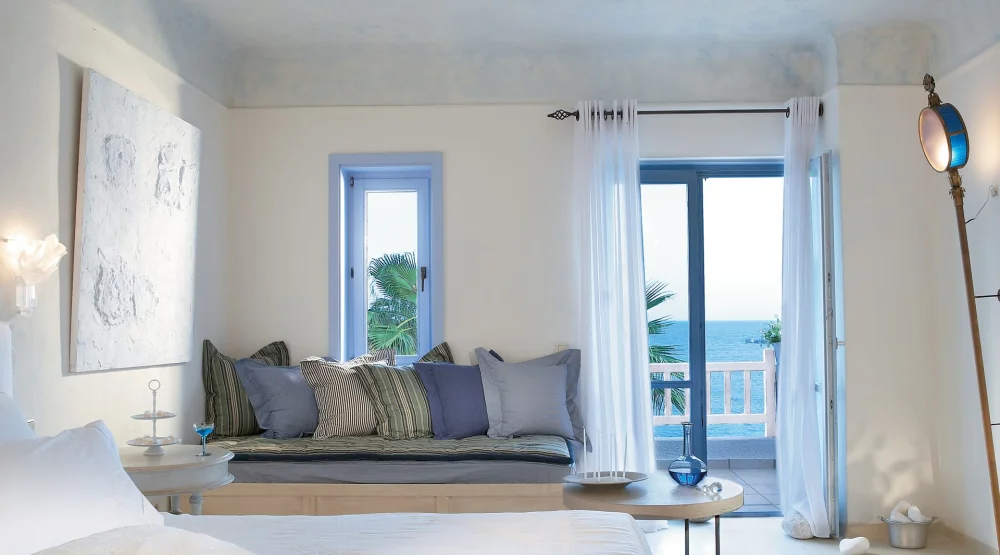Honeymoon Bungalow Waterfront at Mykonos Blu A Grecotel Resort To Live