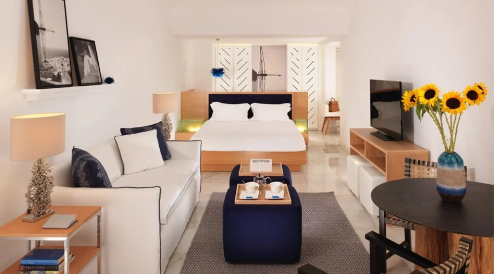 Open Plan Suite Sea View at Mykonos Grand Hotel & Resort