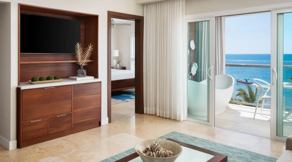 Starlight Beachfront Penthouse One Bedroom Butler Suite at Sandals South Coast