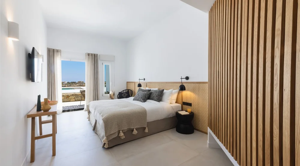 Executive Room with Pool View at Adama Mykonos Hotel