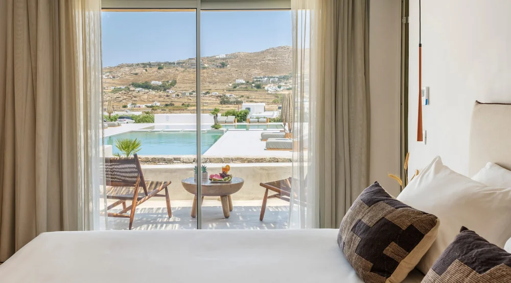 Junior Suite Pool Front at Adama Mykonos Hotel