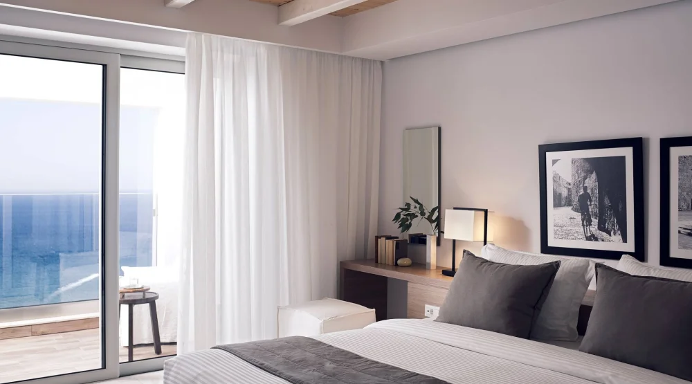 Exclusive Double Sea View Room Sharing Pool at Esperos Blue Village & Spa