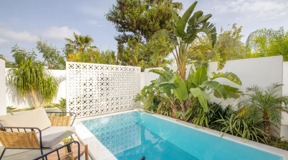 Junior Suite with Private Pool 25m² at Kouros Exclusive Hotel & Suites