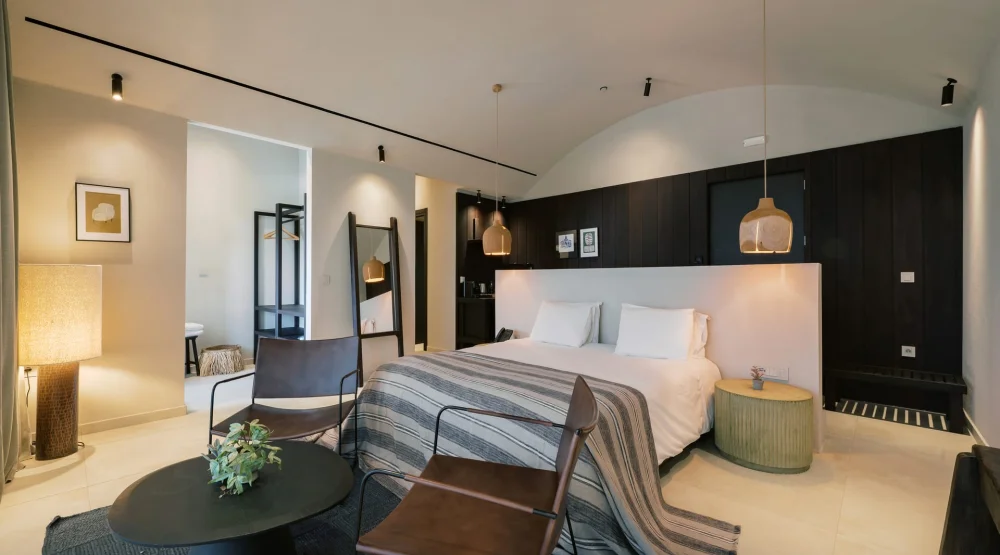 Penthouse Suite with Outdoor Jacuzzi 45m² at Kouros Exclusive Hotel & Suites