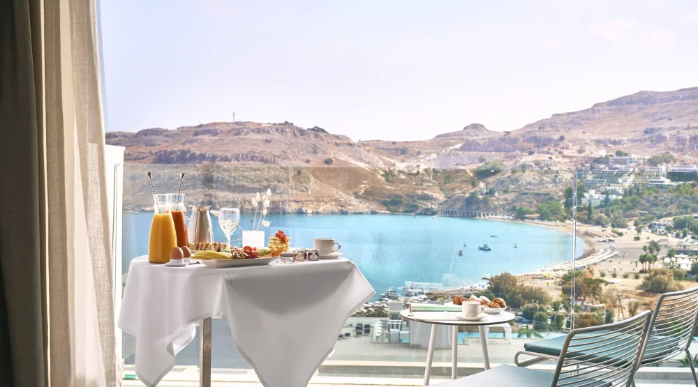 Deluxe Junior Suite Eagle’s Eye Sea View at Lindos Grand Resort & Spa