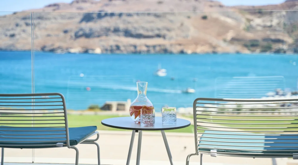 Deluxe Junior Suite Sea Front at Lindos Grand Resort & Spa