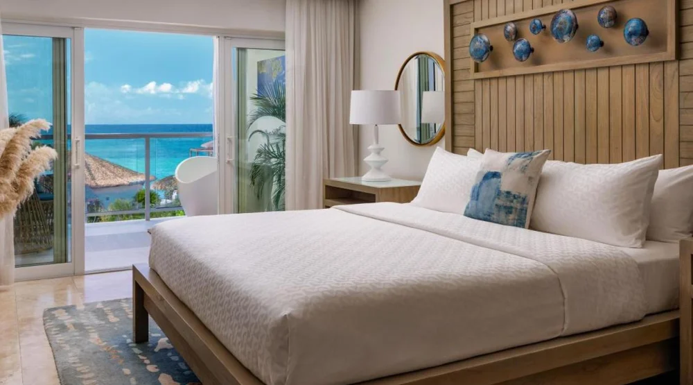 Crystal Lagoon Honeymoon Oceanview Luxury Room with Balcony Tranquility Soaking Tub at Sandals Montego Bay