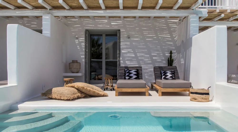 Honeymoon Suite Private Pool at Adorno Beach Hotel & Suites