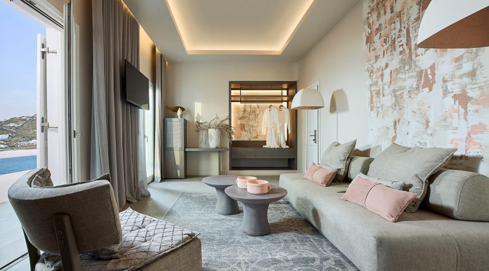 Triple Sea View Suite at Amazon Mykonos Resort & Spa