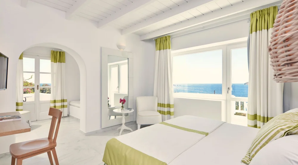 Honeymoon Sea View Suite with Outdoor Jacuzzi at Archipelagos Luxury Hotel