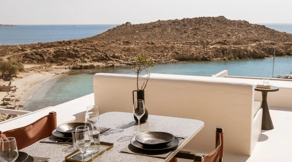 Signature Seaview Jacuzzi - Two Bedroom Villa at Casa Del Mar Mykonos Seaside Resort