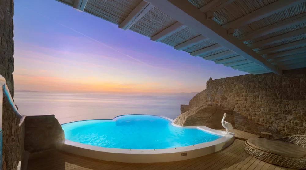 Platinum Heart Villa Three Bedroom with Pool at Cavo Tagoo