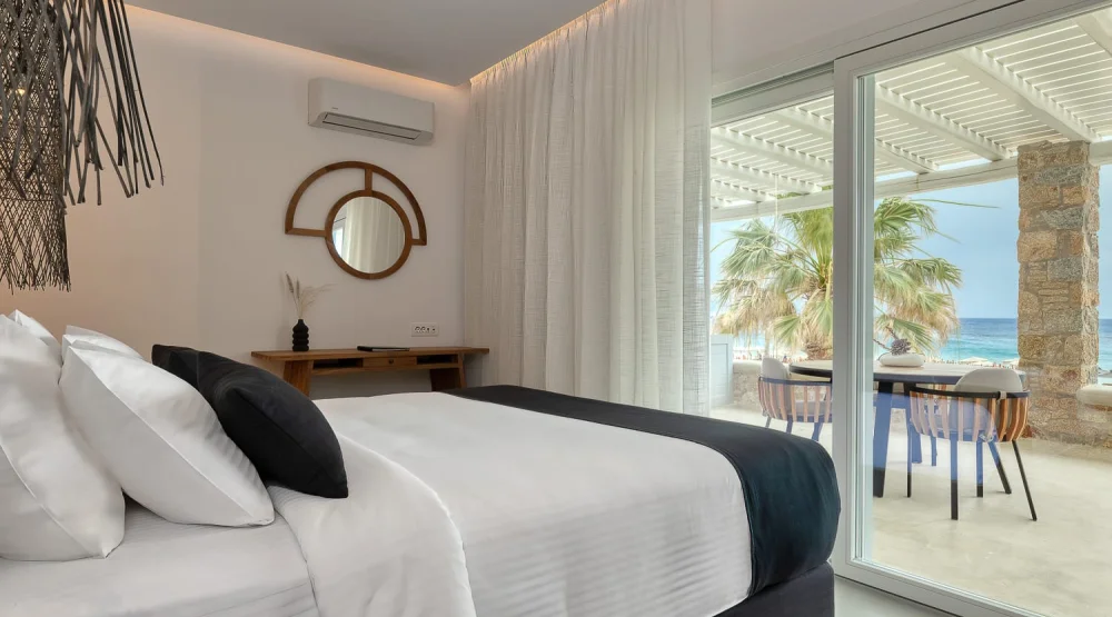 Luxury Two Bedrooms Apartment Beach Front at Elia Mykonos Resort